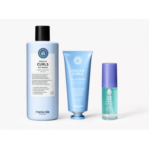 Maria Nila Coils & Curls Beauty Bag Rinkinys visų tipų garbanotiems plaukams
