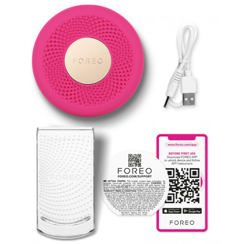 Foreo UFO 3 Mini Deep Hydration Face Device Išmanusis veido kaukes aktyvuojantis prietaisas Fuchsia