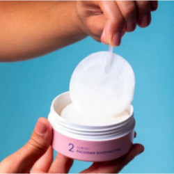 Soroci Fucoidan Peeling and Smoothing Facial Pads Šveičiamųjų ir raminamųjų diskelių rinkinys 70 vnt.
