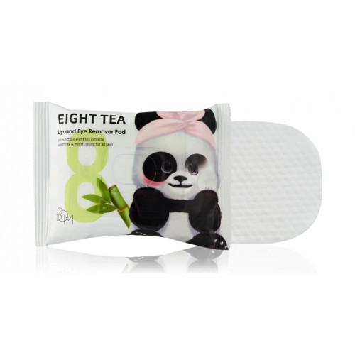 BOM Tea Lip and Eye Remover Pad Valomieji diskeliai 30vnt