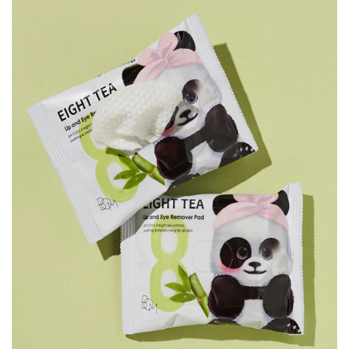 BOM Tea Lip and Eye Remover Pad Valomieji diskeliai 30vnt
