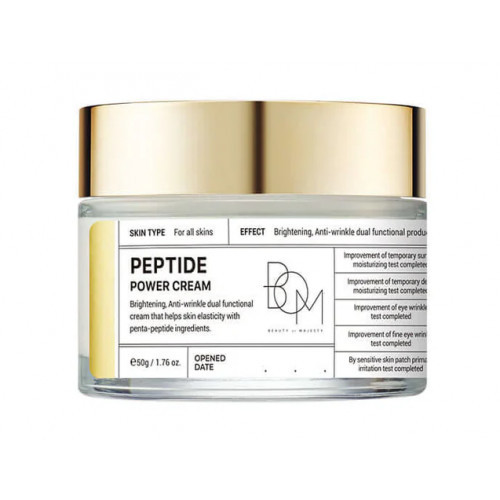 BOM Peptide Power Cream Veido kremas su peptidais ir auksu 50g