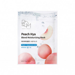 BOM Peach Hya Blend Moisturizing Niisutav näomask 1 tk