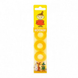 MOOMIN Hair Ring Yellow Plaukų gumytės 4vnt