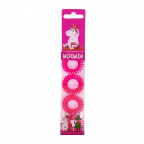 MOOMIN Hair Ring Pink Plaukų gumytės 4vnt
