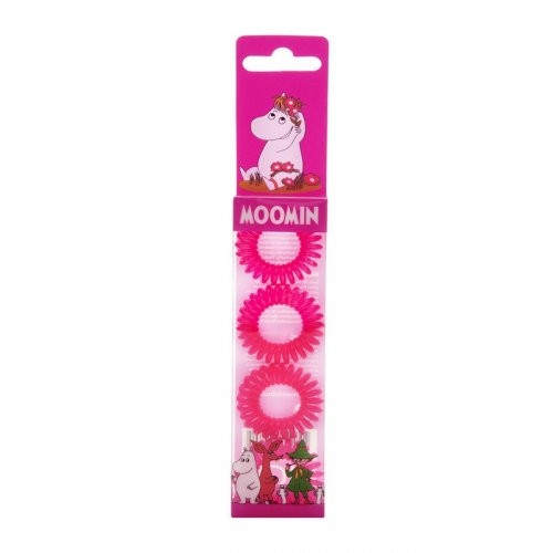 MOOMIN Hair Ring Pink Plaukų gumytės 4vnt