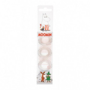 MOOMIN Hair Ring Transparent Plaukų gumytės 4vnt