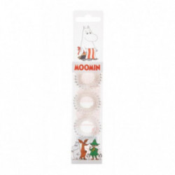 MOOMIN Hair Ring Transparent Plaukų gumytės 4vnt