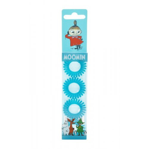 MOOMIN Hair Ring Blue Plaukų gumytės 4vnt