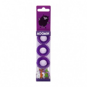 MOOMIN Hair Ring Purple Plaukų gumytės 4vnt