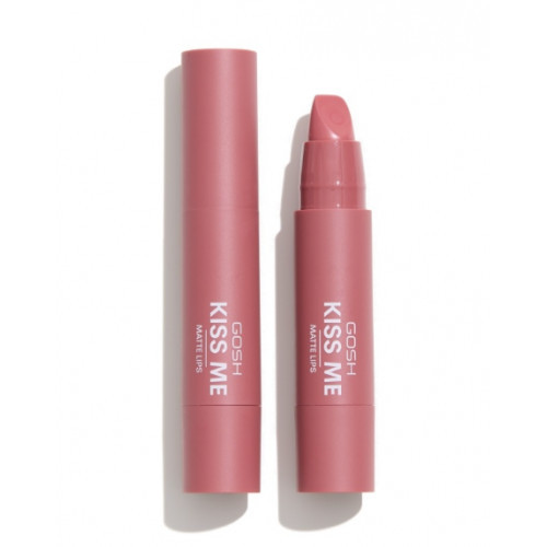 GOSH Copenhagen Kiss Me Matte Lips Matiniai lūpų dažai 001 Hot Kiss
