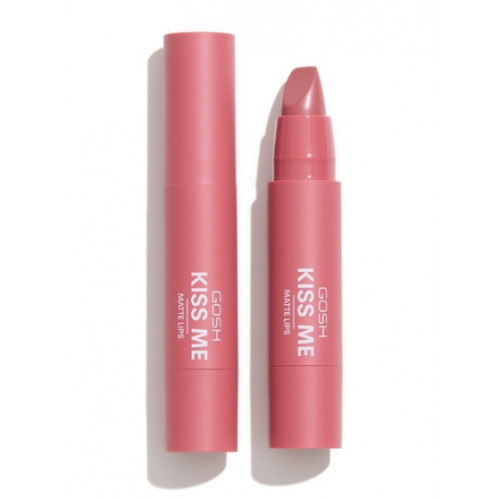 GOSH Copenhagen Kiss Me Matte Lips Matiniai lūpų dažai 001 Hot Kiss