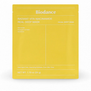 Biodance Radiant Vita Niacinamide Real Deep Mask 34g