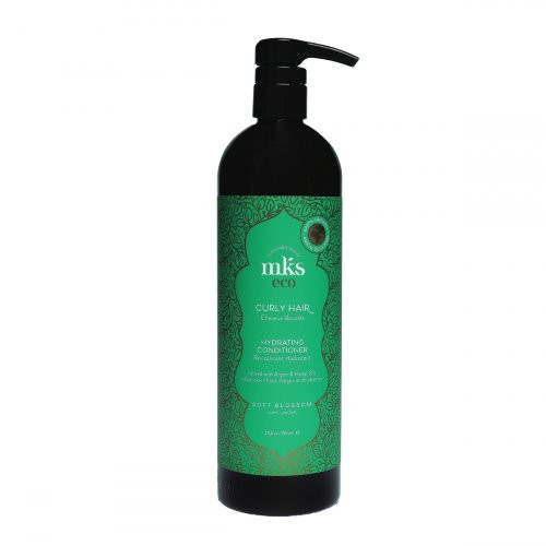 MKS eco Curly Hair Hydrating Conditioner Soft Blossom Scent Drėkinantis garbanotų plaukų kondicionierius 296ml