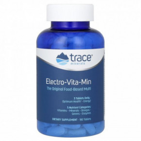Trace Minerals Electro-Vita-Min Daily 5 Multivitamiinide ja mineraalide kompleks koos oomega hapetega 180 kapslit