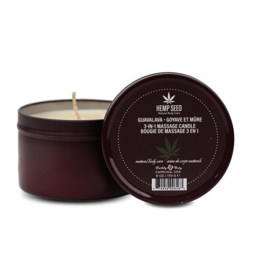 Hemp Seed 3-in-1 Guavalava Massage Candle Masažui skirta žvakė 170g