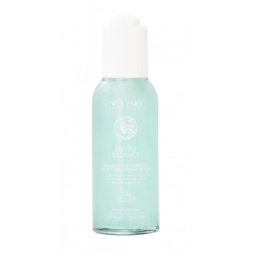 T-LAB Professional Phyto Balance AHA/BHA Pre - Shampoo Scalp Peel Derma - Serum Serumas galvos odai su rūgštimis 60ml