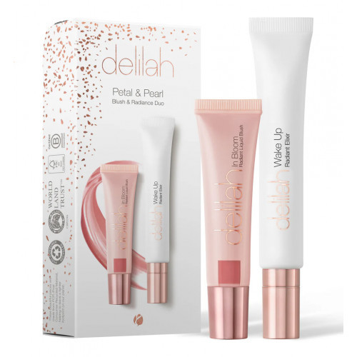 Delilah Petal & Pearl Blush & Radiance Duo Grožio rinkinys veidui Rinkinys