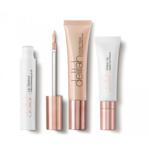 Delilah Beauty Icons 3 Piece Hero Collection Veido priežiūros rinkinys Rinkinys