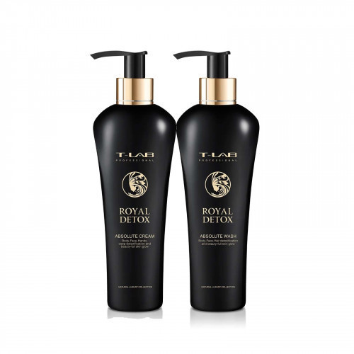 T-LAB Professional Royal Detox Absolute Prabangus kūno priežiūros priemonių rinkinys