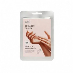 E.Mi Collagen Gloves Kolageno pirštinės rankoms 1 pora