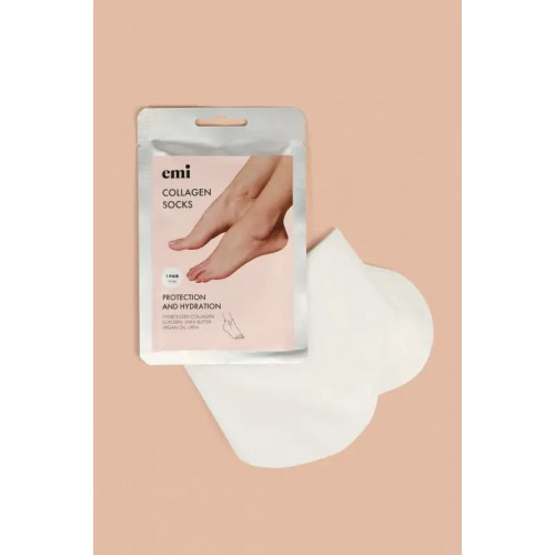 E.Mi Collagen Socks Kolageno kojinės pėdų priežiūrai 1 pora
