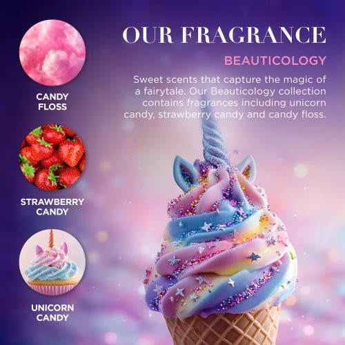 Baylis & Harding Beauticology Cosmic Unicorn Globe Bath Bubbles Gift Vonios burbulai 400ml