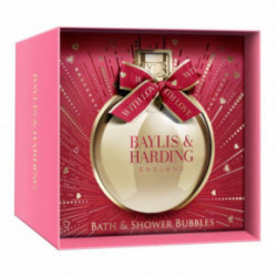 Baylis & Harding Midnight Cherry Festive Bauble Gift Vonios ir dušo putos 250ml