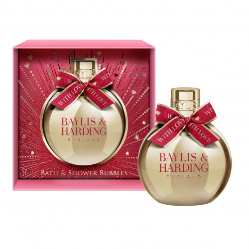 Baylis & Harding Midnight Cherry Festive Bauble Gift Vonios ir dušo putos 250ml