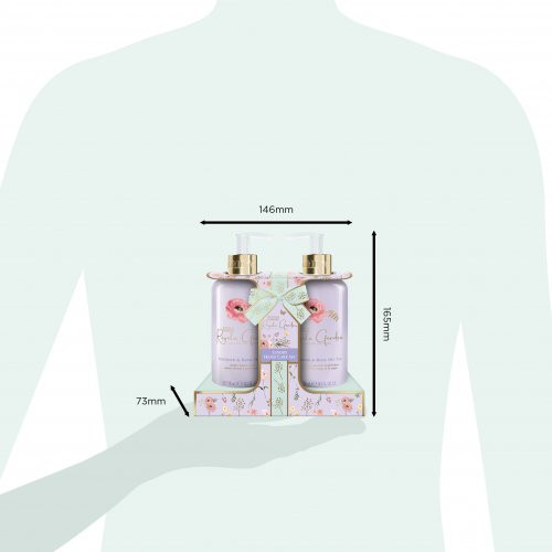 Baylis & Harding Royale Garden Rose, Poppy & Vanilla Luxury Hand Care Gift Set Rankų priežiūros rinkinys 2x300ml