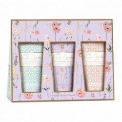 Baylis & Harding Royale Garden Rose, Poppy & Vanilla Luxury Hand Treats Gift Set Rankų kremų rinkinys 3x50ml