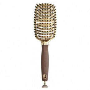 Olivia Garden Nano Thermic Ceramic+Ion Flex Boar Brush Ventilējoša matu suka