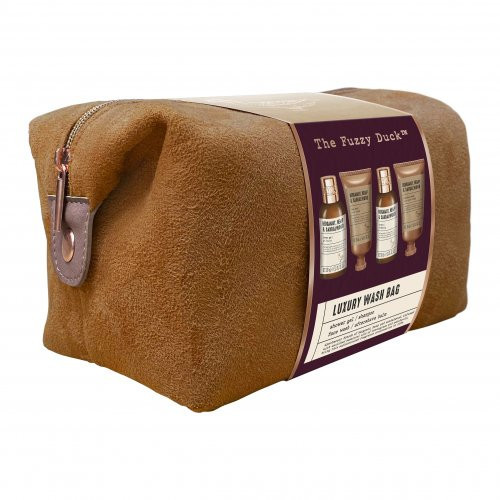 Baylis & Harding The Fuzzy Duck Bergamot, Hemp & Sandalwood Men's Luxury Wash Bag Gift Set Kūno priežiūros rinkinys