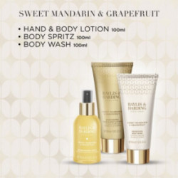 Baylis & Harding Sweet Mandarin & Grapefruit Luxury Wash Bag Gift Set Dovanų rinkinys