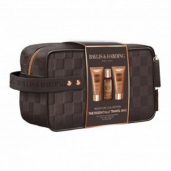 Baylis & Harding Signature Men's Black Pepper & Ginseng Gift Set Kūno priežiūros priemonių rinkinys vyrams su kosmetine
