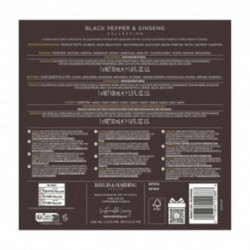 Baylis & Harding Signature Men's Black Pepper & Ginseng Gift Set Kūno priežiūros priemonių rinkinys vyrams su kosmetine