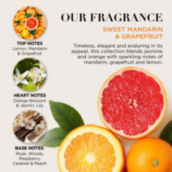 Baylis & Harding Sweet Mandarin & Grapefruit Luxury Pamper Present Gift Box Set Šventiškai supakuotas kūno priežiūros priemonių rinkinys