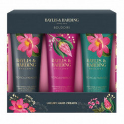 Baylis & Harding Boudoire Luxury Tropical Paradise Hand Cream Set Rankų kremų rinkinys 3x50ml