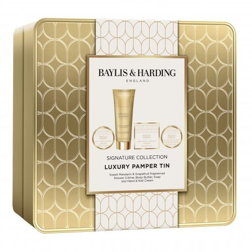 Baylis & Harding Sweet Mandarin & Grapefruit Luxury Bathing Tin Gift Set Kūno priežiūros prieonės