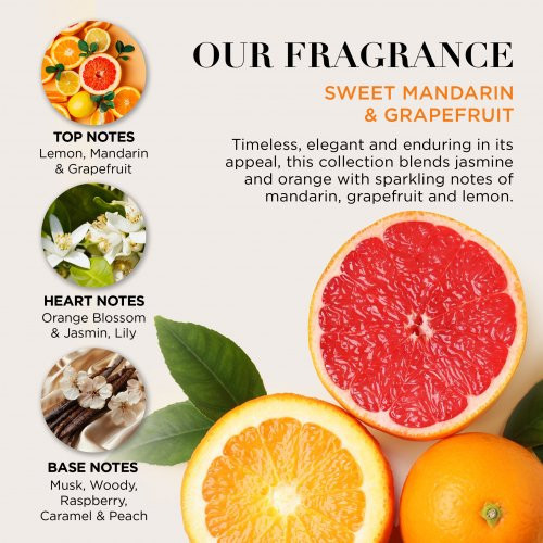 Baylis & Harding Sweet Mandarin & Grapefruit Luxury Bathing Tin Gift Set Kūno priežiūros prieonės