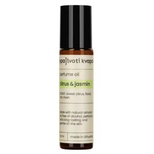 Spalvoti Kvapai Perfume Oil Aliejiniai kvepalai 10ml, Citrus&Jasmin