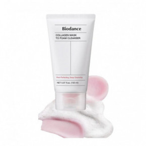 Biodance Collagen Mask To Foam Cleanser Kaukė ir valomosiomis putos 2-1 150ml