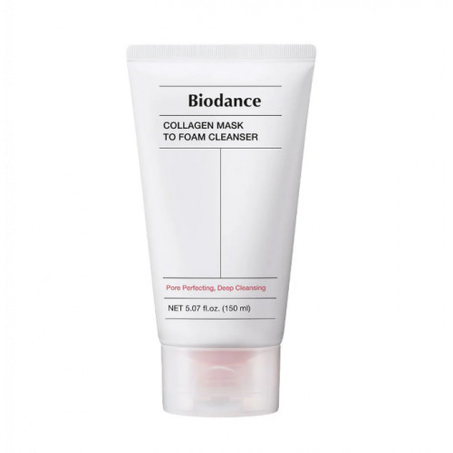 Biodance Collagen Mask To Foam Cleanser Kaukė ir valomosiomis putos 2-1 150ml