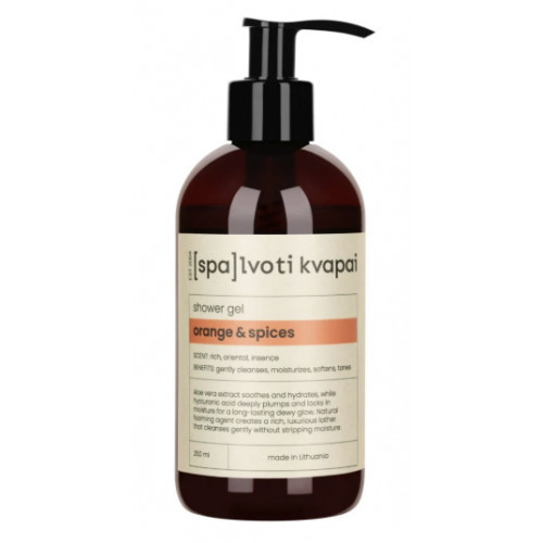 Spalvoti Kvapai Shower Gel Orange&Spices Dušo gelis 250ml