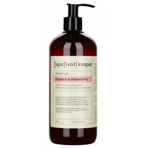 Spalvoti Kvapai Shower Gel Rhubarb & Strawberry Dušo gelis 250ml