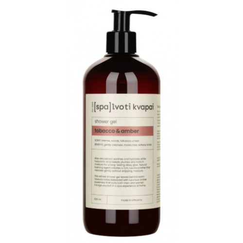 Spalvoti Kvapai Shower Gel Tobacco & Amber Dušo gelis 250ml