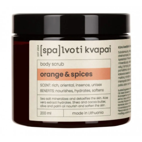 Spalvoti Kvapai Body Scrub Kūno šveitiklis 200ml