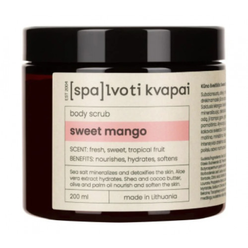 Spalvoti Kvapai Body Scrub Kūno šveitiklis 200ml