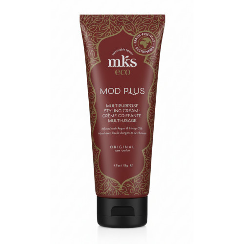 MKS eco Extra Hold Mod Plus Styling Cream Stiprios fiksacijos plaukų formavimo kremas 113g