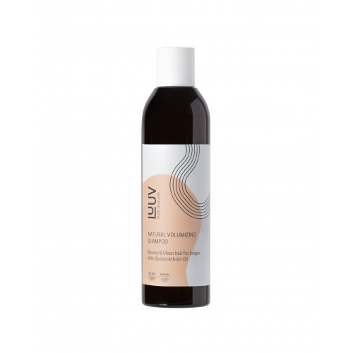 Luuv Natural Volumizing Sea Buckthorn Shampoo Natūralus apimties suteikiantis šampūnas su šaltalankiais 200ml